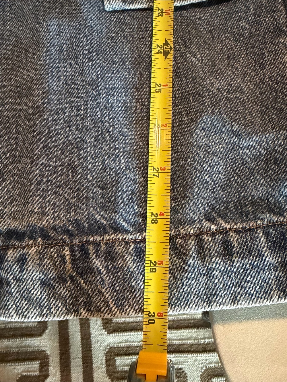 WeWoreWhat Denim Blazer, Size Medium - Picture 12 of 13